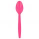 Yocup Pink Heavyweight Plastic Spoon With Textured Handle - 1 case (1000 piece)