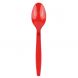 Yocup Red Heavyweight Plastic Spoon With Textured Handle - 1 case (1000 piece)