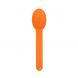 Yocup Orange Premium Plastic Wide Handle Spoon - 1 case (1000 piece)