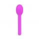Yocup Purple Premium Plastic Wide Handle Spoon - 1 case (1000 piece)