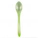 Yocup Green Transparent Plastic Wave Spoon - 1 case (1000 piece)