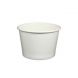 [ON SALE] YOCUP 8 oz Solid White Paper Cold/Hot Food Container, Style 2, - 1000/case (20/50)
