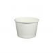 Yocup 8 oz Solid White Cold/Hot Paper Food Container - 1 case (1000 piece)