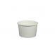 Yocup 4 oz Solid White Cold/Hot Paper Food Container - 1 case (1000 piece)