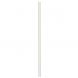 Yocup 7.75" Jumbo (6mm) White Unwrapped Paper Straw - 1 case (3000 piece)