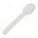 Yocup White Eco-Friendly WideHandle Spoon - 1 case (1000 piece)