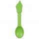 Yocup Green Eco-Friendly Swirl Spoon - 1 case (1000 piece)