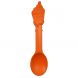 Yocup Orange Eco-Friendly Swirl Spoon - 1 case (1000 piece)