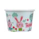 Yocup 8 oz Bunnies Cold/Hot Paper Food Container - 1 case (1000 piece)
