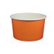 YOCUP 20 oz Solid Orange Cold/Hot Paper Food Container - 600/Case