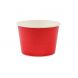 Yocup 12 oz Solid Red Cold/Hot Paper Food Container - 1 case (1000 piece)