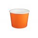 Yocup 12 oz Solid Orange Cold/Hot Paper Food Container - 1 case (1000 piece)