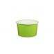Yocup 5 oz Solid Lime Green Cold/Hot Paper Food Container - 1 case (1000 piece)