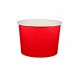 YOCUP 16 oz Solid Red Cold/Hot Paper Food Container - 1000/Case