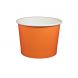 YOCUP 16 oz Solid Orange Cold/Hot Paper Food Container - 1000/Case