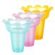 Yocup 16 oz Assorted (3 Colors) Flower Shaped Snow Cone Cup - 1 case (200 piece)