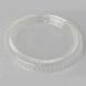 KR 1.5-2 oz Clear Plastic Flat Lid With No Hole For Plastic Portion Cups - 2500/Case