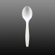 Yocup Heavyweight 5.75" White Round Bowl Plastic Soup Spoon - 1 case (1000 piece)