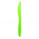 Yocup Premium Heavy Weight 7.25" Lime Green Plastic Knife - 1 case (1000 piece)