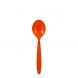 Yocup Premium Heavy Weight 5.6" Orange Round Bowl Plastic Soup Spoon - 1 case (1000 piece)
