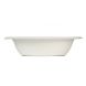 YOCUP 12 oz 6" White Compostable Sugarcane Bagasse Round Bowl- 1000/Case