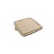 YOCUP Compostable Bagasse Lid for 32oz Bagasse Square Food Tray (225mm) - 300/cs (6/50)
