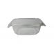 KR 32 oz / 4" x 7.4" x 2.6" Clear PET Plastic Hinged-Lid Deli Container - 1 case (200 piece)