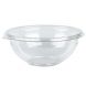Yocup 32 oz Clear 7" Premium PET Plastic Salad Bowl - 1 case (300 piece)  (For lid use #5418001)