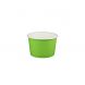 Yocup 4 oz Solid Lime Green Cold/Hot Paper Food Container - 1 case (1000 piece)