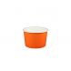 Yocup 5 oz Solid Orange Cold/Hot Paper Food Container - 1 case (1000 piece)