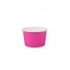 Yocup 4 oz Solid Pink Cold/Hot Paper Food Container - 1 case (1000 piece)