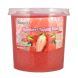 Ohsweet Strawberry Flavored Topping Boba 7 lb Jar - 1 case (4 jars)