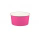 Yocup 6 oz Solid Pink Cold/Hot Paper Food Container - 1 case (1000 piece)