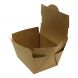 YOCUP Flip Top #1 Kraft Vented Takeout Paper Box - 450/Case