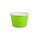 Yocup 8 oz Solid Lime Green Cold/Hot Paper Food Container - 1 case (1000 piece)