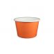 Yocup 8 oz Solid Orange Cold/Hot Paper Food Container - 1 case (1000 piece)