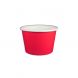 Yocup 8 oz Solid Red Cold/Hot Paper Food Container - 1 case (1000 piece)