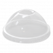 KR Clear Dome Lid With Hole for 95mm PP Plastic Cup - 2000/cs