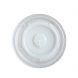 YOCUP Clear PS Flat Lid With X-Slot for 16-22 oz Paper Cold Cup (90mm) - 1000/cs (20/50)