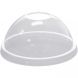 Karat 92mm Clear Plastic Dome Lid With No Hole For PET Cups (92mm) - 1 case (1000 piece)