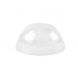 Yocup 12-24 oz Clear Plastic Dome Lid With Hole For PET Cups (98mm) - 1 case (1000 piece)