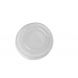 Yocup 3 oz Clear Plastic Flat Lid For PET Cups (62mm) - 1 case (2500 piece)