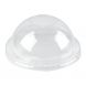 YOCUP 4 oz Clear Plastic Dome Lid With No Hole For Cold/Hot Paper Food Containers - 1000/Case