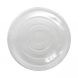 Karat 32 oz Clear Plastic Low Dome Short Bucket Lid  w/U vent (OPS) - 360/CS (8/45ct)