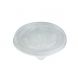KR PP Flat Lid for 12 oz Paper Cold/Hot Food Container (100 mm) - 1000pcs/ctn