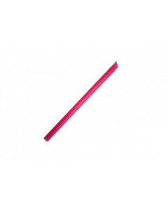 Yocup 8.7" Colossal (11mm) Pink Film-Wrapped Plastic Straw with Spike Tip - 1 case (2000 piece)