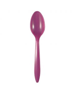 Yocup Purple Medium Weight Plastic Spoon - 1 case (1000 piece)