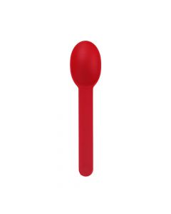 Yocup Red Premium Plastic Wide Handle Spoon - 1 case (1000 piece)