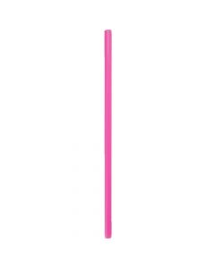 Yocup 9" Giant (8mm) Pink Film-Wrapped Plastic Straw - 1 case (2000 piece)