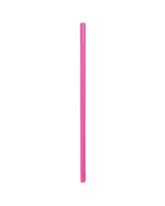 YOCUP 10.25" Giant (8mm) Pink Film-Wrapped Plastic Straw - 2000/case (4/500)